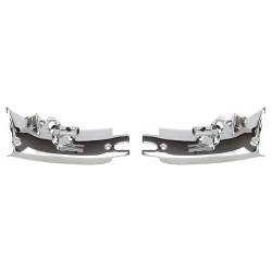 65-66 Mustang Sunvisor Bracket Assembly w/o Rod, Convertible, PAIR