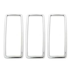 69 Mustang Tail Light Lens Trim Only, Set of 3, Fits RH or LH
