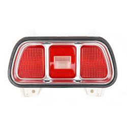 71 - 73 Mustang Tail Light Assembly (Lens, Gasket, Housing, Bezel), Fits RH or LH