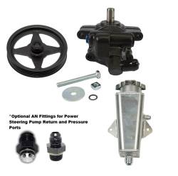 Stang-Aholics - Coyote 5.0 Swap Power Steering Pump with Pulley and Reservoir, No Lines - Image 1