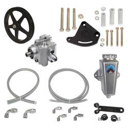 64 - 73 Mustang Remote Power Steering Sportsman Pump Kit with V-Belt Pulley