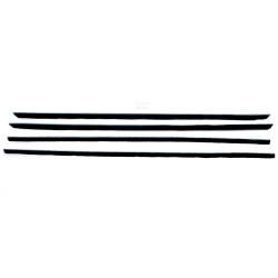 67-68 Mustang Window Felt Weatherstrip Kit, Fastback (4 Pcs)