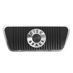 All Classic Parts - 65-67 Mustang Brake Pedal Pad w/ SS Trim, (Disc, Auto) - Image 2