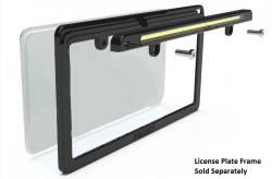 Universal LED License Plate Back Up Light, Gloss Black