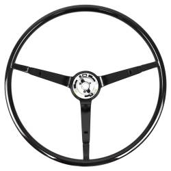 65 - 66 Mustang Steering Wheel ONLY, Standard, Black