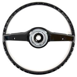 All Classic Parts - 68-69 Mustang Steering Wheel ONLY, Standard, Black - Image 3