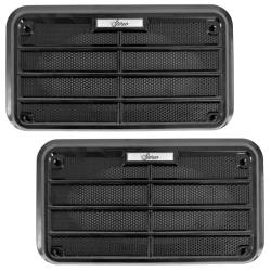 69-70 Mustang Door Speaker Grille, OE-Correct Metal Mesh, PAIR