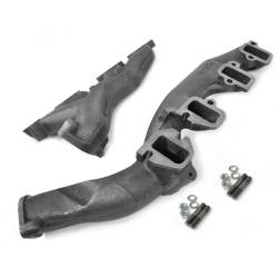 All Classic Parts - 68-70 Mustang Exhaust Manifolds w/ Spacer, 428 Cobra Jet, PAIR, Premium Centrifugal Casting - Image 2
