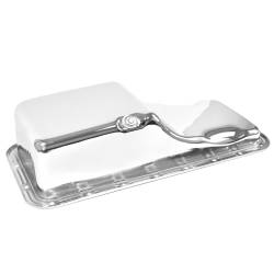 All Classic Parts - 67-70 Mustang Oil Pan 390/428, Chrome (excludes CJ) - Image 1