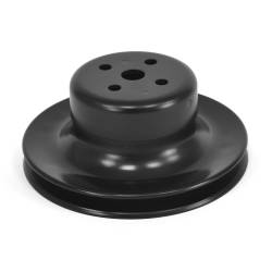 All Classic Parts - 65-67 Mustang Water Pump Pulley 289, Single Groove, Black (6 1/16" OD) - Image 1