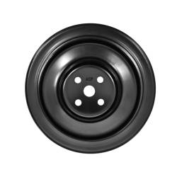 All Classic Parts - 67-70 Mustang 390/428, 68-69 Mustang 289/302/351W Water Pump Pulley w/ AC, 2 Groove, Black (5 13/16" OD) - Image 3