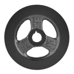 All Classic Parts - 65 Mustang Power Steering Pump Pulley 260/289, V8, Eaton Style, Black (4 14/32" OD, 21/32" ID) - Image 2