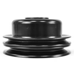 All Classic Parts - 65-67 Mustang Crankshaft Pulley 289 w/ PS, Black (6 11/32" OD, Double Groove - 3/8" & 1/2") - Image 2
