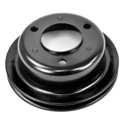 All Classic Parts - 65-67 Mustang Crankshaft Pulley 289, Single Groove, Black (6 1/4" OD) - Image 1