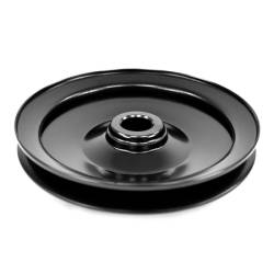 All Classic Parts - 65-70 Mustang Power Steering Pump Pulley V8, Black (5 7/32" OD, 11/16" ID) - Image 4
