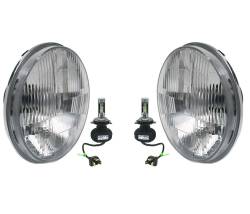 Delta Lighting Technology - 65 - 68 and 70 - 73 Mustang 7" LED Headlight Kit, Pair