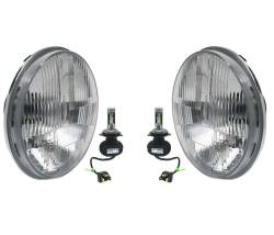 Delta Lighting Technology - 65 - 68 and 70 - 73 Mustang 7" LED Headlight Kit, Pair - Image 1