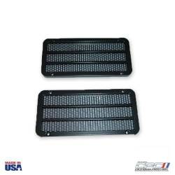 California Pony Cars - 65 - 66 Mustang Door Speaker Grills (Pair), with hardware - Image 1