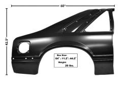 Dynacorn | Mustang Parts - 91 - 93 Mustang Complete Quarter Panel (RH) - Image 1