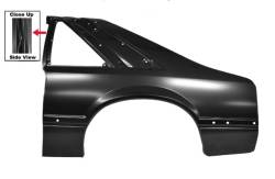 Dynacorn | Mustang Parts - 91 - 93 Mustang Complete Quarter Panel (LH)