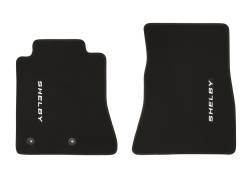 Drake Muscle Cars - 15+ Mustang 2 Front Floor Mats: SHELBY Stitched