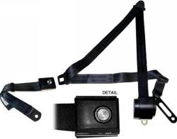 Seats & Components - Seat Belts - Scott Drake - 64 - 73 Mustang 3 Point Shoulder Mount Seat Belts