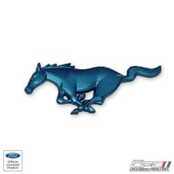 1994-2004 Mustang Running Horse Emblem, BRIGHT BLUE