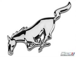 NXT-GENERATION - 1994-2004 Mustang Running Horse Emblem "CHROME" - Image 3