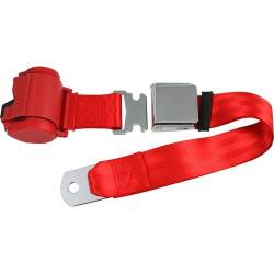 RetroBelt USA - 65 - 73 Mustang Retractable Front Lap Belt, Aviation Style Buckles, Choose Color - Image 2