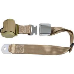 RetroBelt USA - 65 - 73 Mustang Retractable Front Lap Belt, Aviation Style Buckles, Choose Color - Image 3