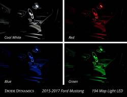 Diode Dynamics Lighting - 2015 - 2017 Mustang Interior LED Conversion Kit-Stage 1, Choose Color - Image 4