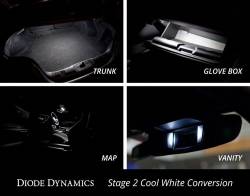 Diode Dynamics Lighting - 2015 - 2017 Mustang Interior LED Conversion Kit-Stage 2, Choose Color - Image 1