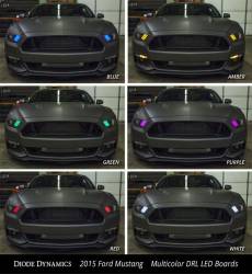 Diode Dynamics Lighting - 2015 - 2017 Ford Mustang Multicolor DRL LED Boards - Image 1