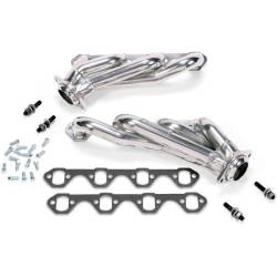 BBK Performance - 86-93 Mustang 5.0, BBK Unequal Length Shorty Headers, Silver Ceramic - Image 1