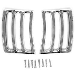 All Classic Parts - 64-66 Mustang Headlight Extension Trim, Chrome - Image 2