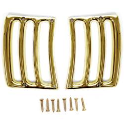 All Classic Parts - 64-66 Mustang Headlight Extension Trim, Gold - Image 2