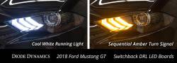 Diode Dynamics Lighting - 2018 - 2020 Ford Mustang Switchback DRL LED Boards - Image 3