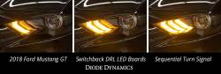 Diode Dynamics Lighting - 2018 - 2020 Ford Mustang Switchback DRL LED Boards - Image 5