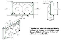 C & R Racing - 67 - 70 Mustang Aluminum Radiator Kit, with Dual Fans, 5.0 Coyote Engine Swap - Image 4