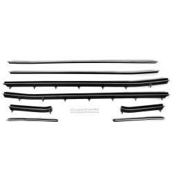All Classic Parts - 71 - 73 Mustang Beltline Window Felt Kit, Grande Coupe, 8 Pieces - Image 2
