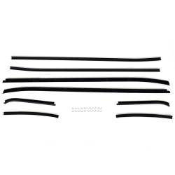 All Classic Parts - 71 - 73 Mustang Beltline Window Felt Kit, Fastback, 8 Pieces - Image 1