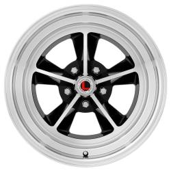 17 x 8 Legendary GT9 Alloy Wheel, 5 on 4.5 BP, 4.75 BS, Gloss Black / Machined