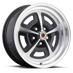 64 - 73 Mustang 16 x 8 Magnum Wheel- Gloss/Black Machined