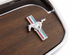 Scott Drake - 65-66 Mustang Pony Glove Box Door Woodgrain and Emblem - Image 3