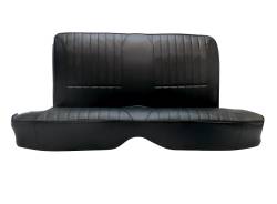 65 - 67 Mustang Coupe Procar CLASSIC Rear Seat Upholstery, Black Vinyl