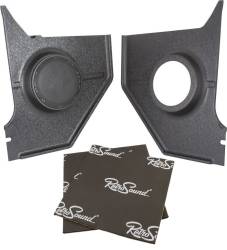 RetroSound - 67 - 68 Mustang Coupe & Fastback Kick Panels (Black) - Image 1