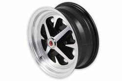 Legendary Wheel Co. - 74 - 78 Mustang II 15x6 Magnum 400 Wheel- Gloss Black/ Machined - Image 4