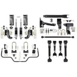 Control Arms - Rear - Detroit Speed - 79-93 Mustang DSE Rear 4 Link Speed Kit 3,  DOUBLE Adjustable Shocks