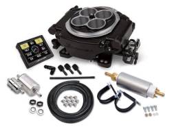 64 - 73 Mustang Holley Sniper 4 Barrel EFI Self-Tuning Master Kit, Black