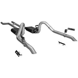 Flowmaster - 67-70 Mustang Flowmaster Crossmember Back Exhaust System, w/ Turn Downs - Image 2